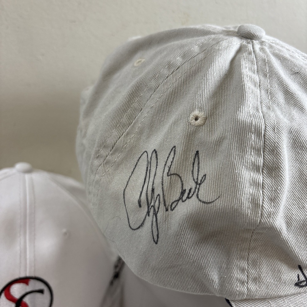 Stockton Golf & America Hat With Autographed Signatures Of NCAA Women Golfers - Picture 8 of 9